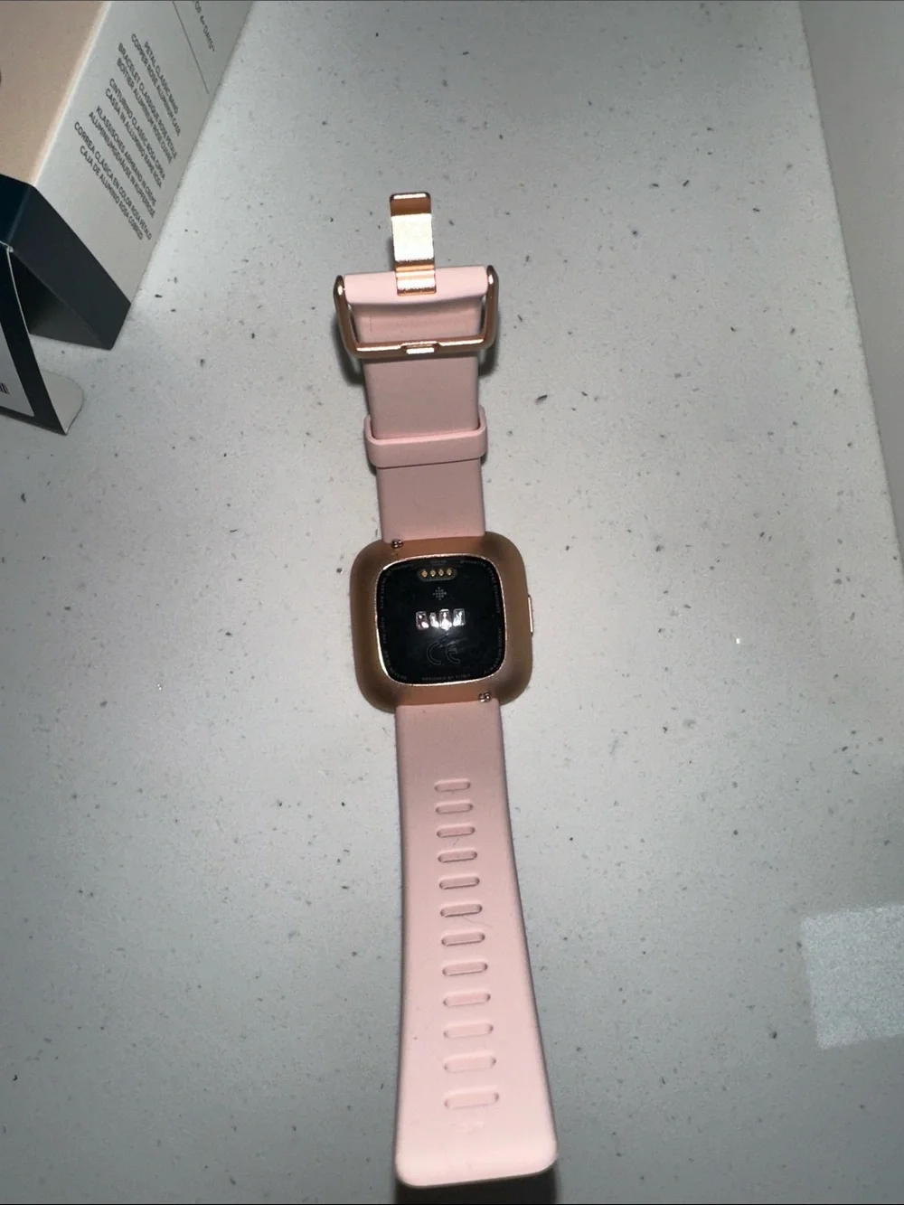 Fitbit Versa 2 Pink/Gold Smartwatch with Blush Band